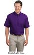 Port Authority Dress Shirt Wrinkle Resistant Short Sleeve Easy Care
