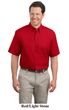 Port Authority Dress Shirt Wrinkle Resistant Short Sleeve Easy Care
