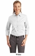Port Authority Ladies Blouse Dress Shirt Easy Care 3/4 Sleeve