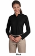 Port Authority Ladies Polo Shirt Sport Long Sleeve Silk Touch