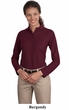 Port Authority Ladies Polo Shirt Sport Long Sleeve Silk Touch