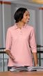 Port Authority Ladies Polo Shirt Sport Silk Touch 3/4 Sleeve