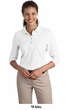 Port Authority Ladies Polo Shirt Sport Silk Touch 3/4 Sleeve