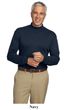 Port Authority Mock Turtleneck Shirt Interlock Knit Interlock Tee
