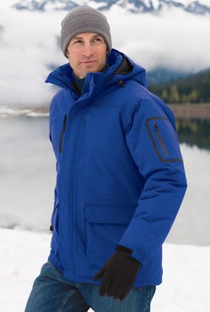 Port Authority Parka Down Jacket Waterproof Heavyweight Outerwear