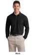 Port Authority Polo Sport Shirt Long Sleeve Silk Touch Polo