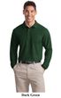 Port Authority Polo Sport Shirt Long Sleeve Silk Touch Polo