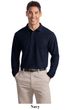 Port Authority Polo Sport Shirt Long Sleeve Silk Touch Polo