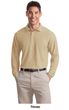 Port Authority Polo Sport Shirt Long Sleeve Silk Touch Polo