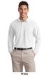 Port Authority Polo Sport Shirt Long Sleeve Silk Touch Polo