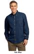 Port & Company Dress Shirt Long Sleeve Value Denim