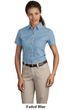 Port & Company Ladies Denim Shirt Short Sleeve Value Tee