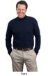 Port & Company Mock Turtleneck Shirt Long Sleeve Tee