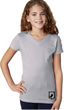 Pow Mia Patch Bottom Print Girls V-neck