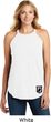 Pow Mia Patch Bottom Print Ladies Tri Rocker Tank Top