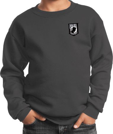 Pow Mia Patch Pocket Print Kids Sweatshirt