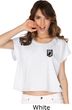 Pow Mia Patch Pocket Print Ladies Boxy Tee