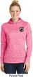 Pow Mia Patch Pocket Print Ladies Dry Wicking Hoodie