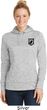 Pow Mia Patch Pocket Print Ladies Dry Wicking Hoodie