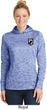 Pow Mia Patch Pocket Print Ladies Dry Wicking Hoodie