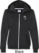 Pow Mia Patch Pocket Print Ladies Full Zip Hoodie