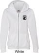 Pow Mia Patch Pocket Print Ladies Full Zip Hoodie