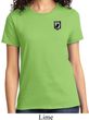 Pow Mia Patch Pocket Print Ladies T-shirt