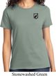 Pow Mia Patch Pocket Print Ladies T-shirt