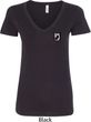 Pow Mia Patch Pocket Print Ladies V-neck