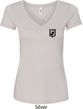 Pow Mia Patch Pocket Print Ladies V-neck