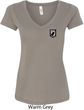 Pow Mia Patch Pocket Print Ladies V-neck