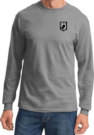 Pow Mia Patch Pocket Print Long Sleeve