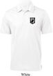 Pow Mia Patch Pocket Print Mens Textured Polo