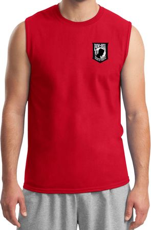 Pow Mia Patch Pocket Print Muscle Shirt