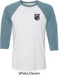 Pow Mia Patch Pocket Print Raglan Shirt