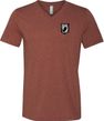 Pow Mia Patch Pocket Print Tri Blend V-neck
