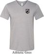 Pow Mia Patch Pocket Print Tri Blend V-neck