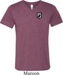 Pow Mia Patch Pocket Print Tri Blend V-neck