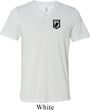 Pow Mia Patch Pocket Print Tri Blend V-neck