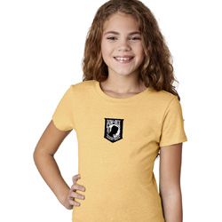 Pow Mia Patch Small Print Girls T-shirt