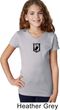 Pow Mia Patch Small Print Girls V-neck