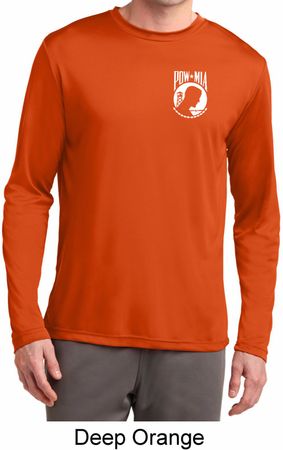 Pow Mia Pocket Print Dry Wicking Long Sleeve