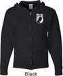 Pow Mia Pocket Print Full Zip Hoodie