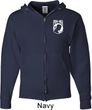 Pow Mia Pocket Print Full Zip Hoodie