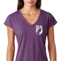 Pow Mia Pocket Print Ladies Shirts