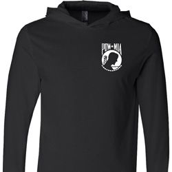 Pow Mia Pocket Print Lightweight Hoodie