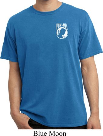 Pow Mia Pocket Print Pigment Dyed T-shirt
