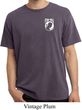 Pow Mia Pocket Print Pigment Dyed T-shirt
