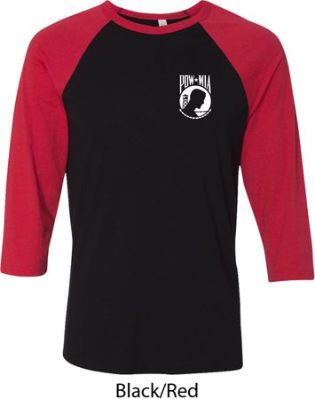 Pow Mia Pocket Print Raglan Shirt