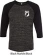 Pow Mia Pocket Print Raglan Shirt